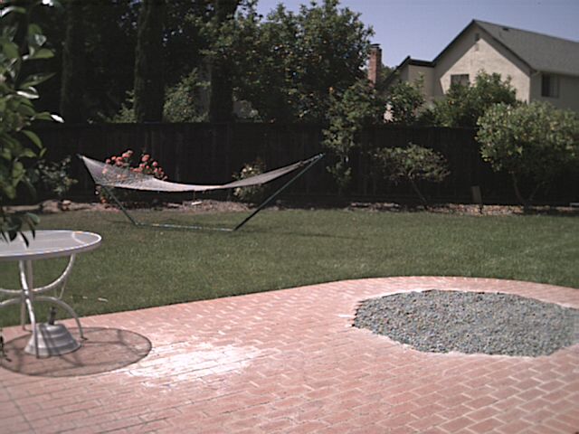 new and improved back yard in San Jose